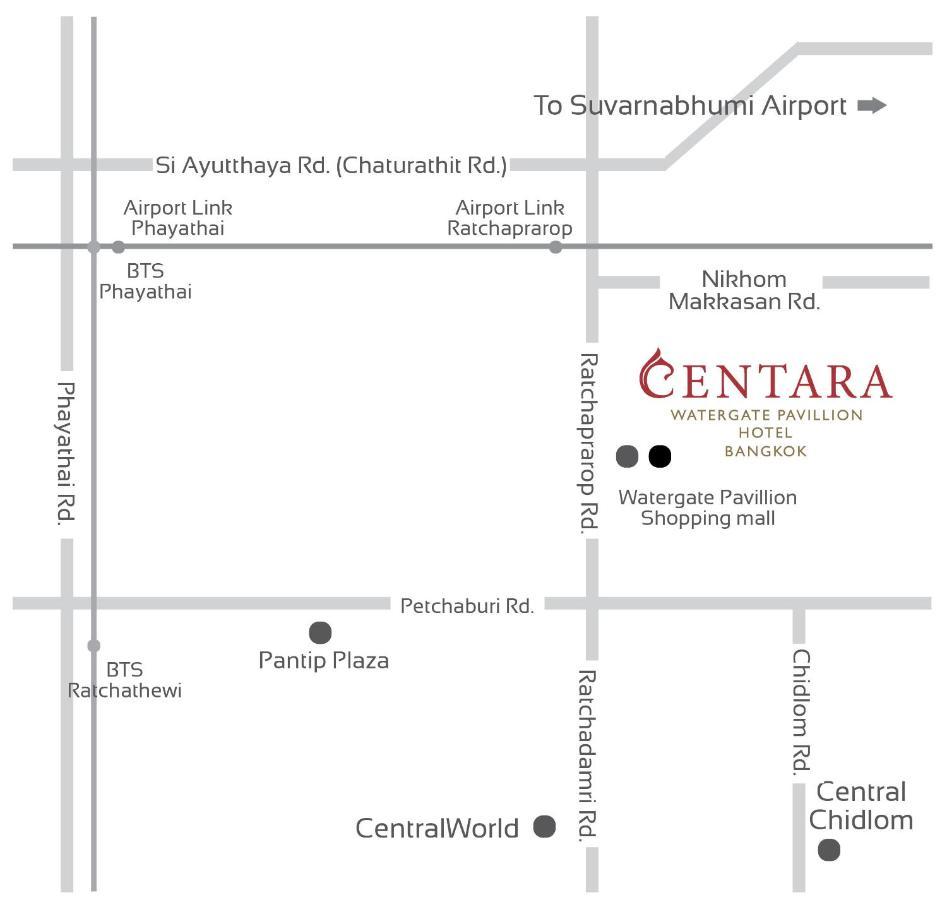 Centara Watergate Pavilion Hotel Банкок Екстериор снимка